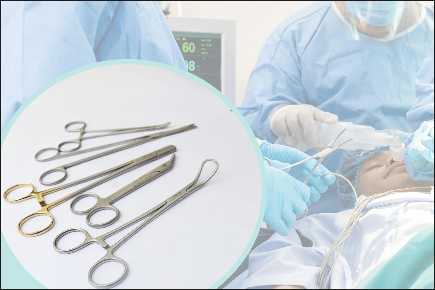 General surgery instruments, alternate view